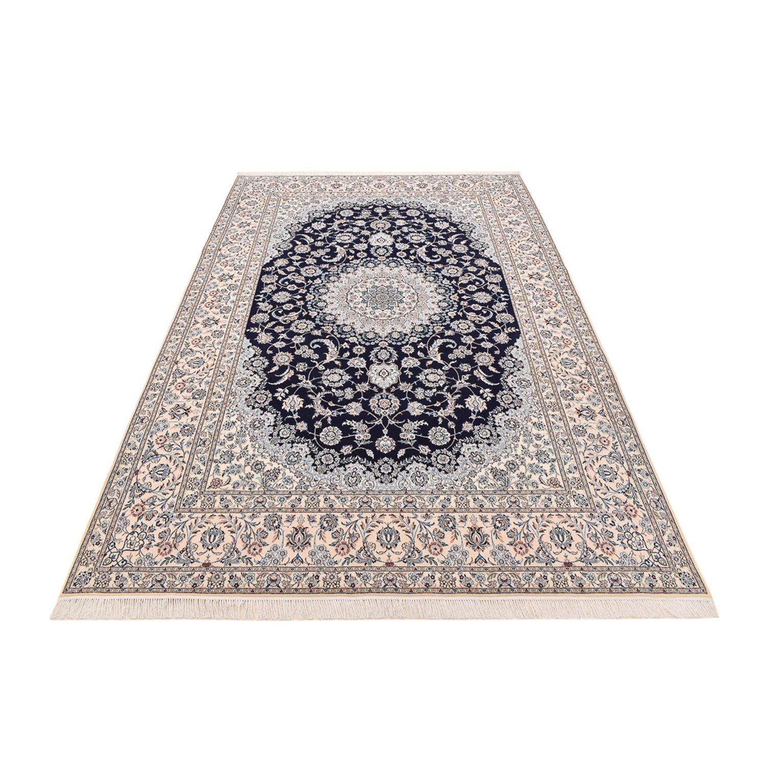 Tappeto Persero - Nain - Premio - 306 x 210 cm - blu scuro