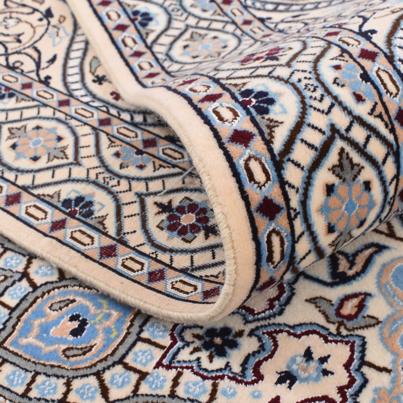 Tappeto Persero - Nain - Premio - 314 x 253 cm - blu chiaro