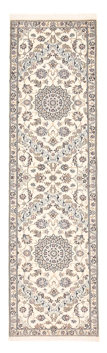 Tappeto corsia Tappeto Persero - Nain - Reale - 330 x 90 cm - bianco