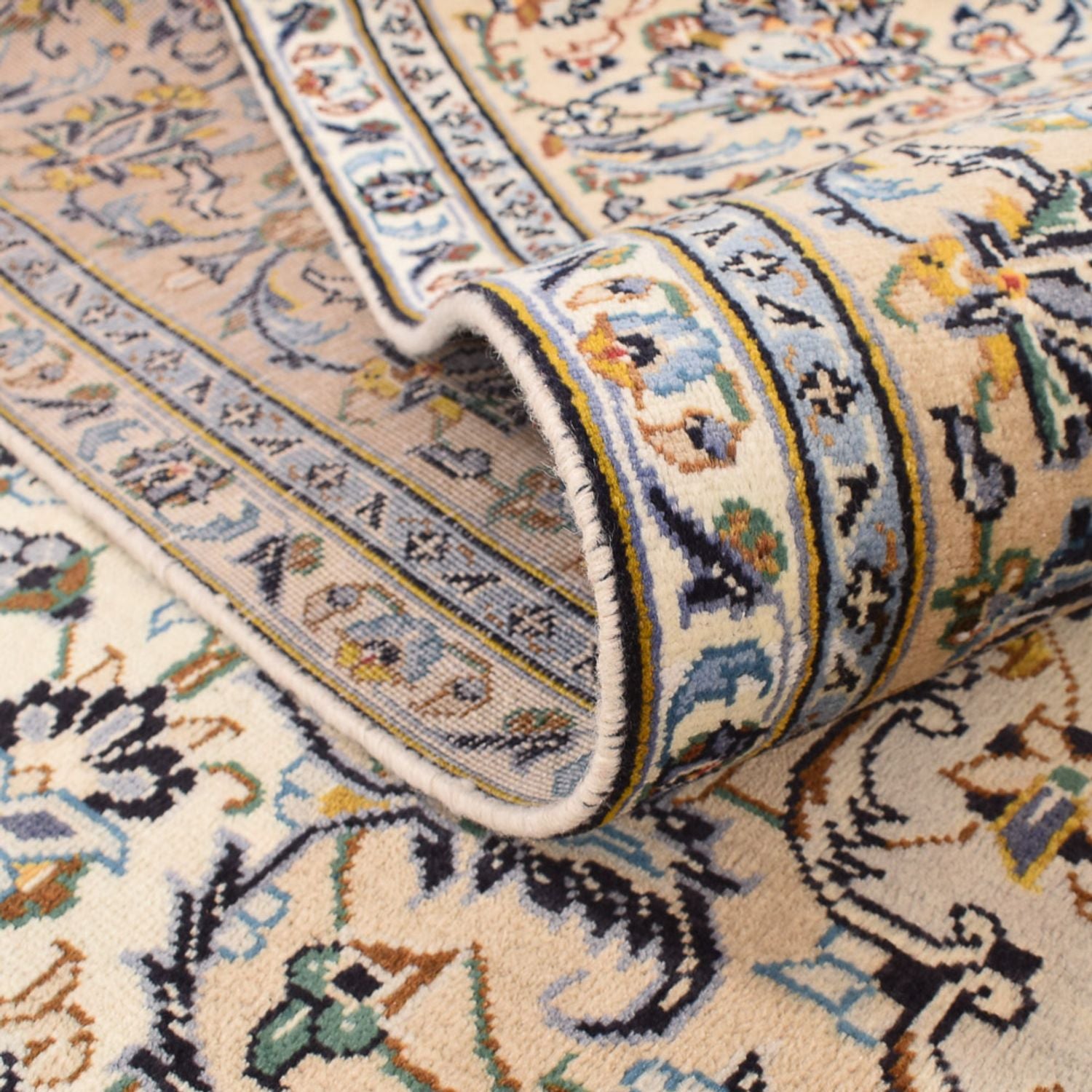 Tappeto Persero - Keshan - 343 x 238 cm - beige chiaro