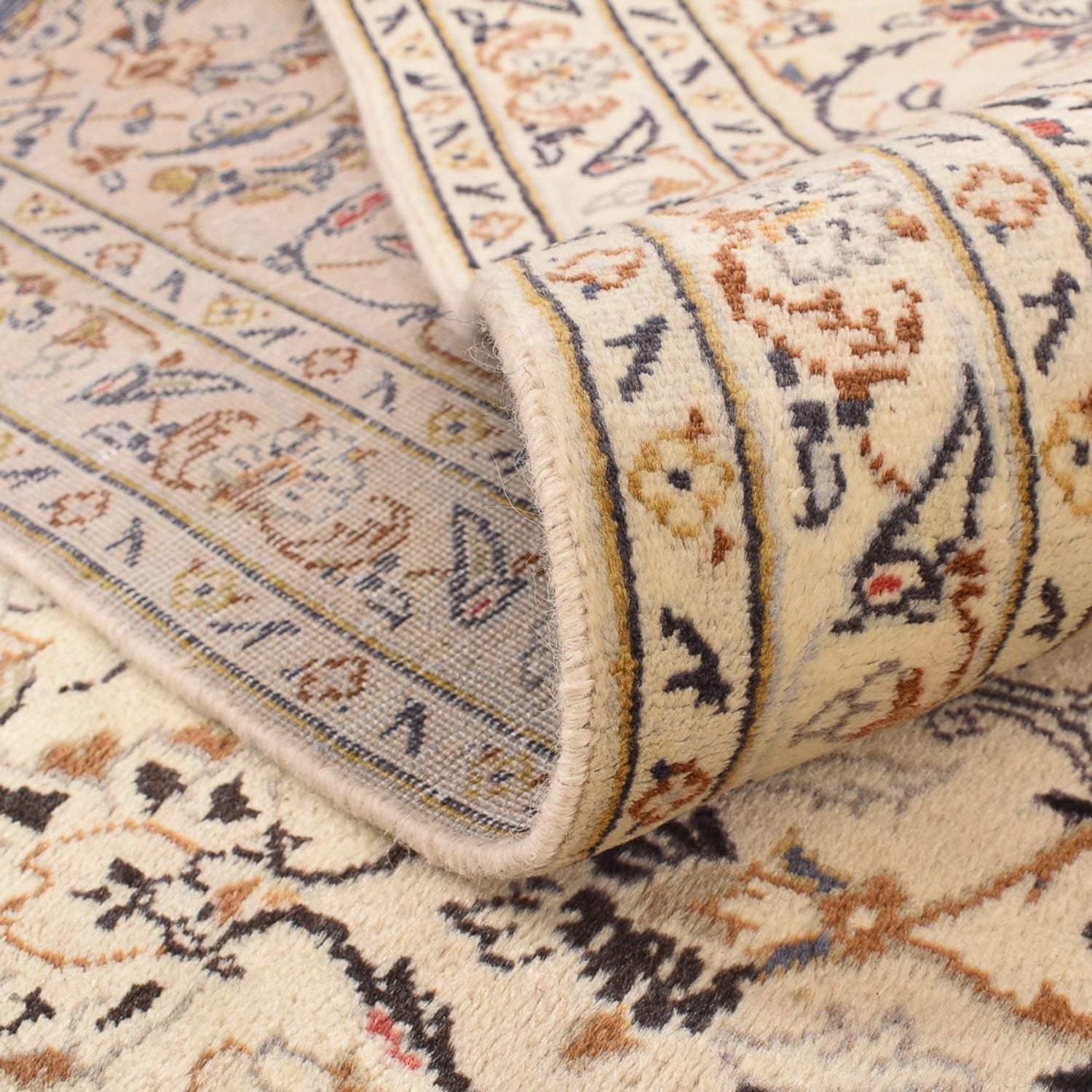 Tappeto Persero - Keshan - 359 x 243 cm - beige chiaro