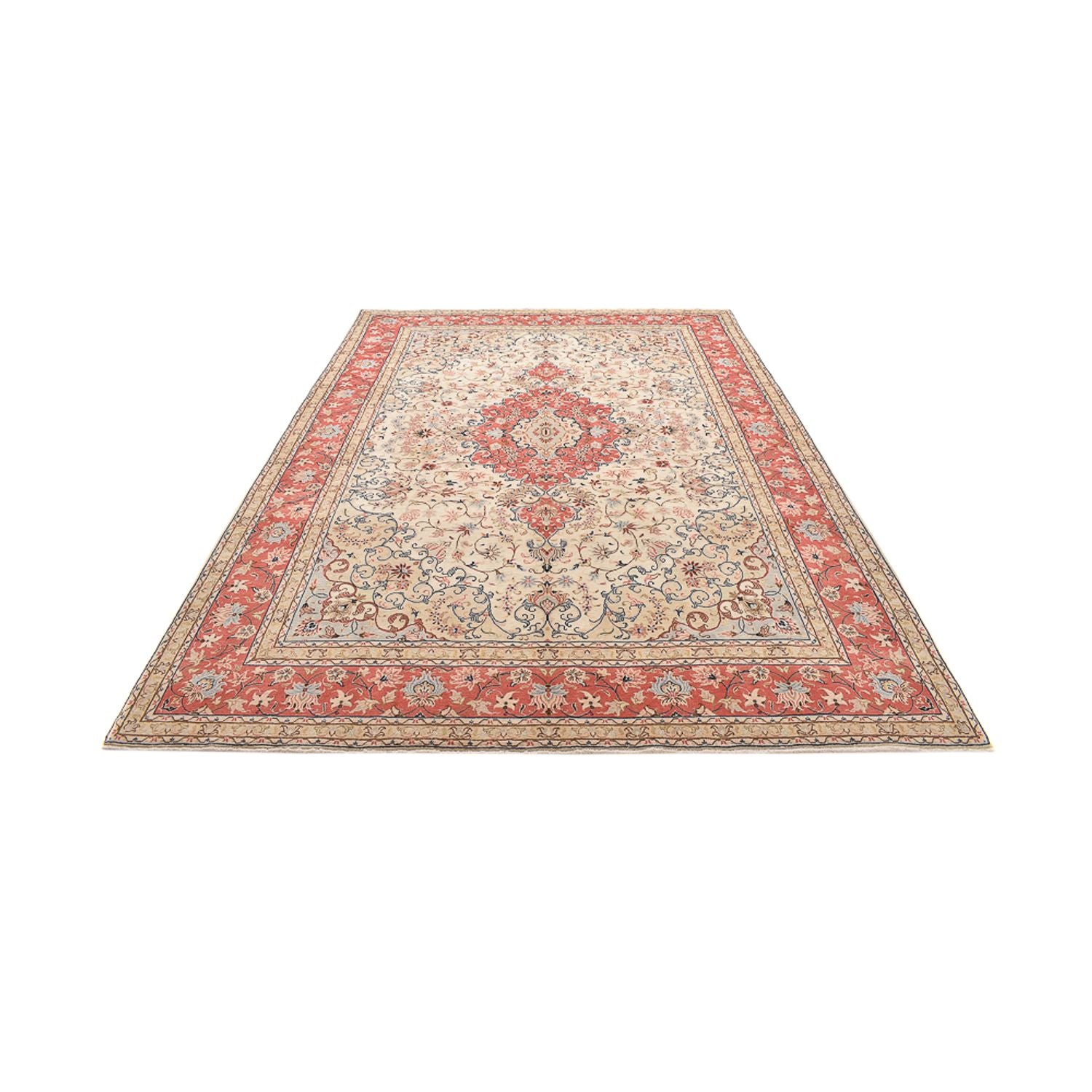 Tappeto Persero - Keshan - 342 x 243 cm - beige chiaro