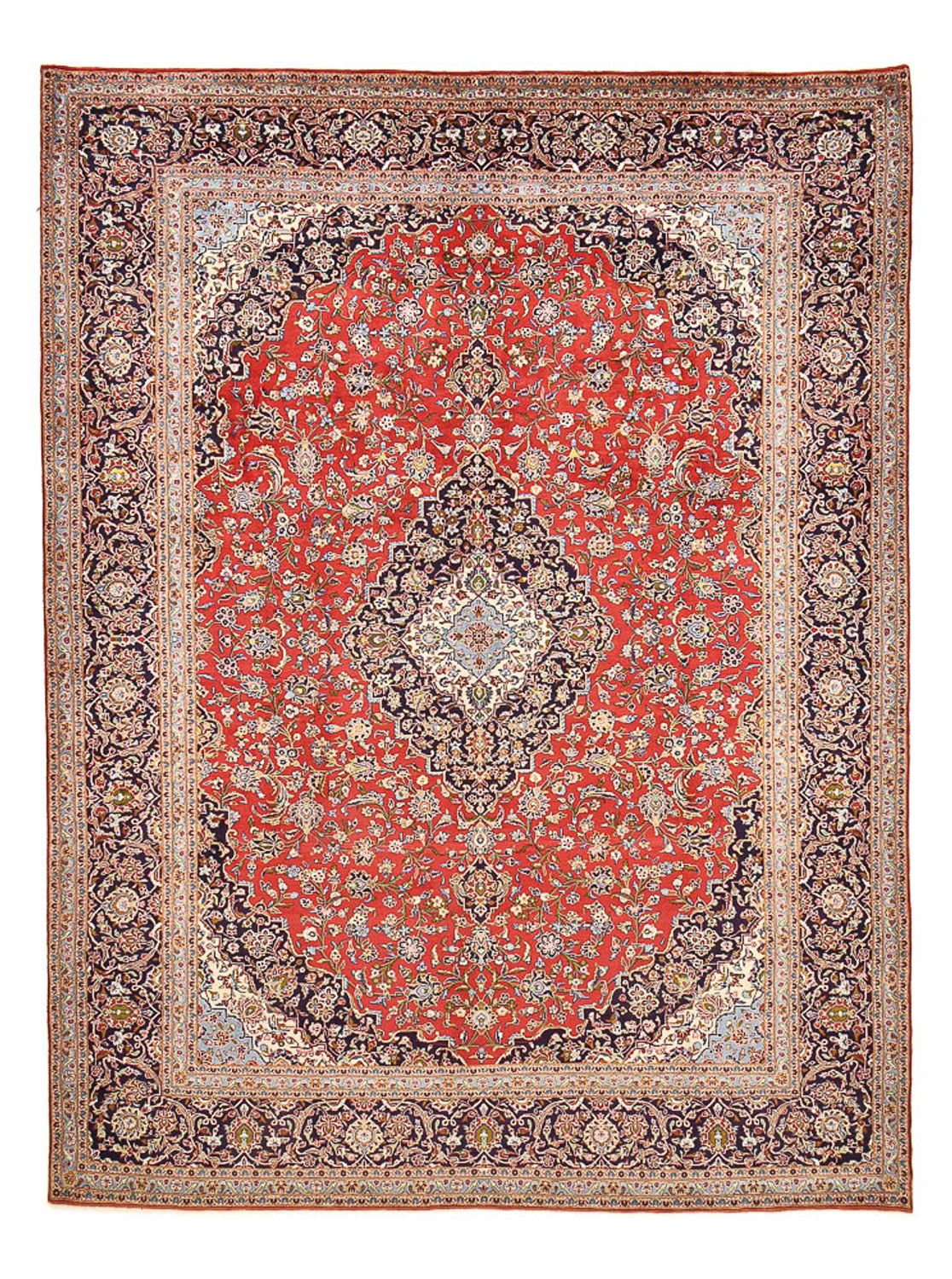 Tappeto Persero - Keshan - 426 x 311 cm - rosso