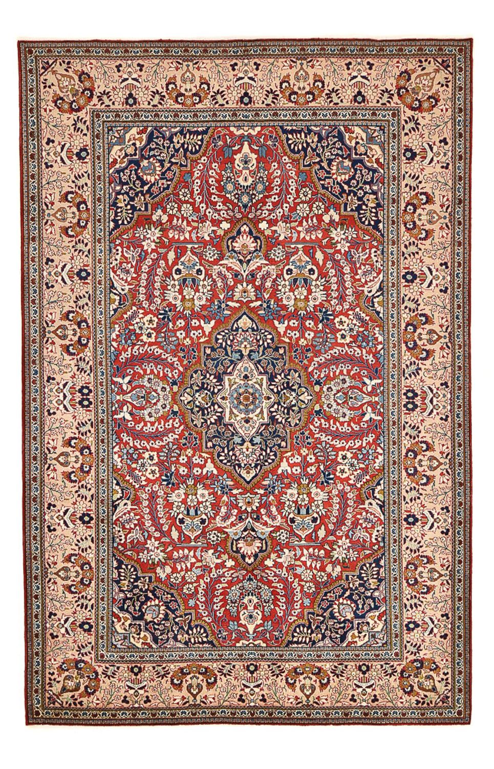 Tappeto Persero - Keshan - 326 x 209 cm - rosso chiaro