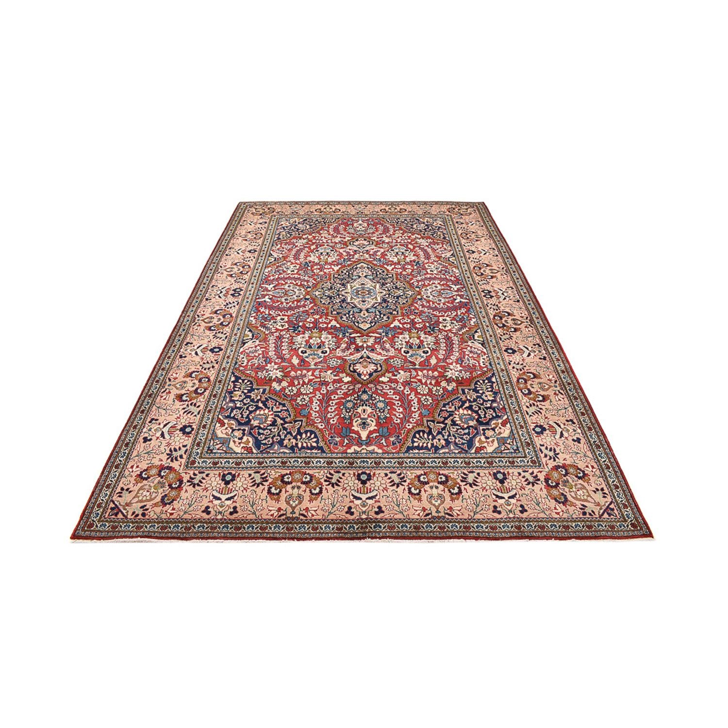 Tappeto Persero - Keshan - 326 x 209 cm - rosso chiaro
