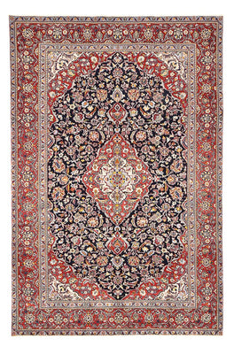 Tappeto Persero - Keshan - 330 x 217 cm - blu scuro