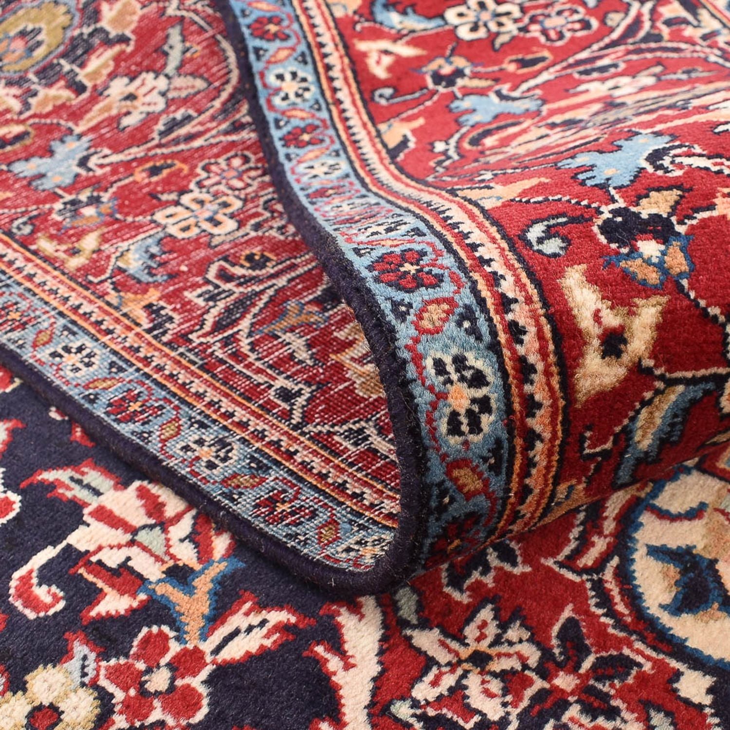 Tappeto Persero - Keshan - 305 x 195 cm - rosso chiaro