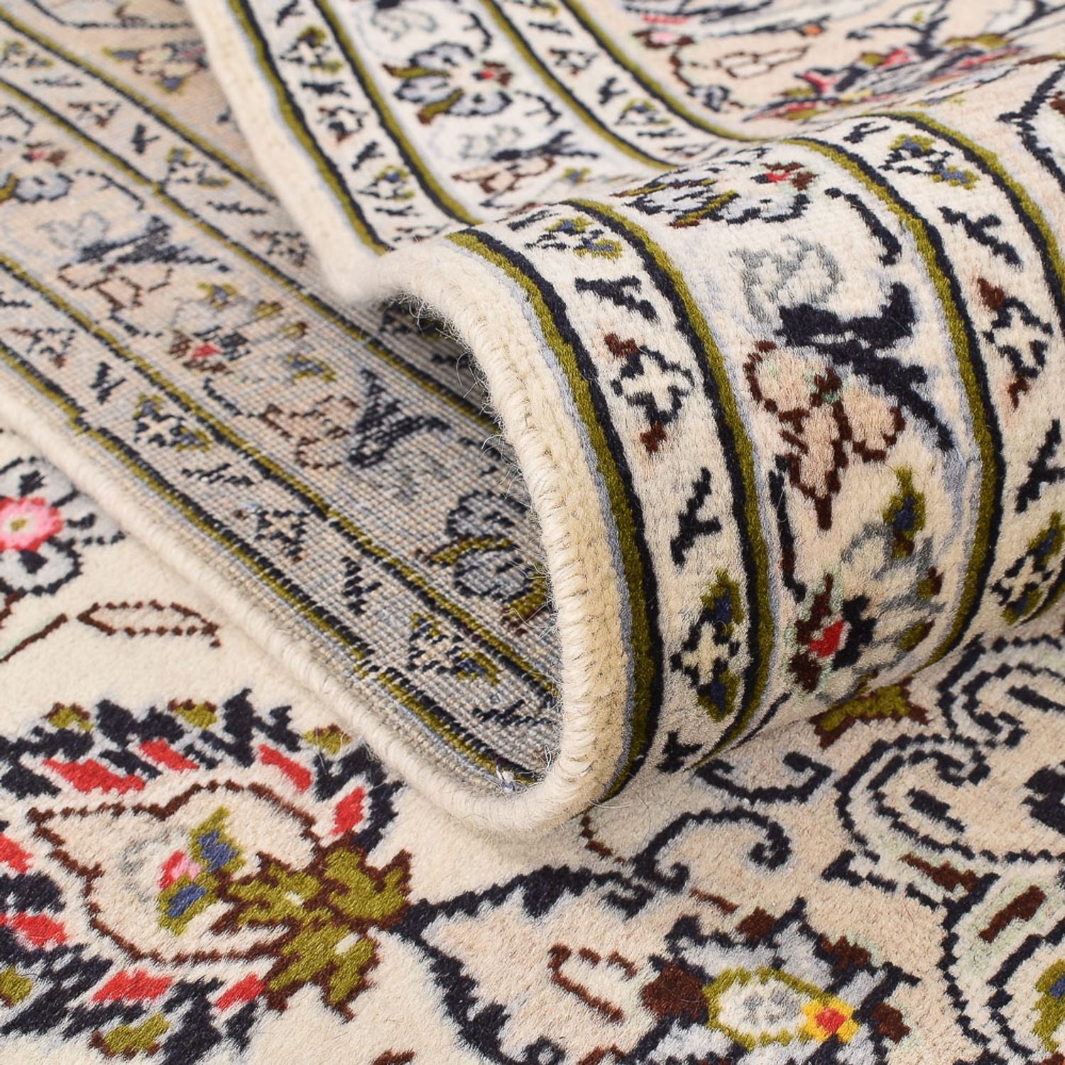 Tappeto Persero - Keshan - 356 x 242 cm - beige chiaro