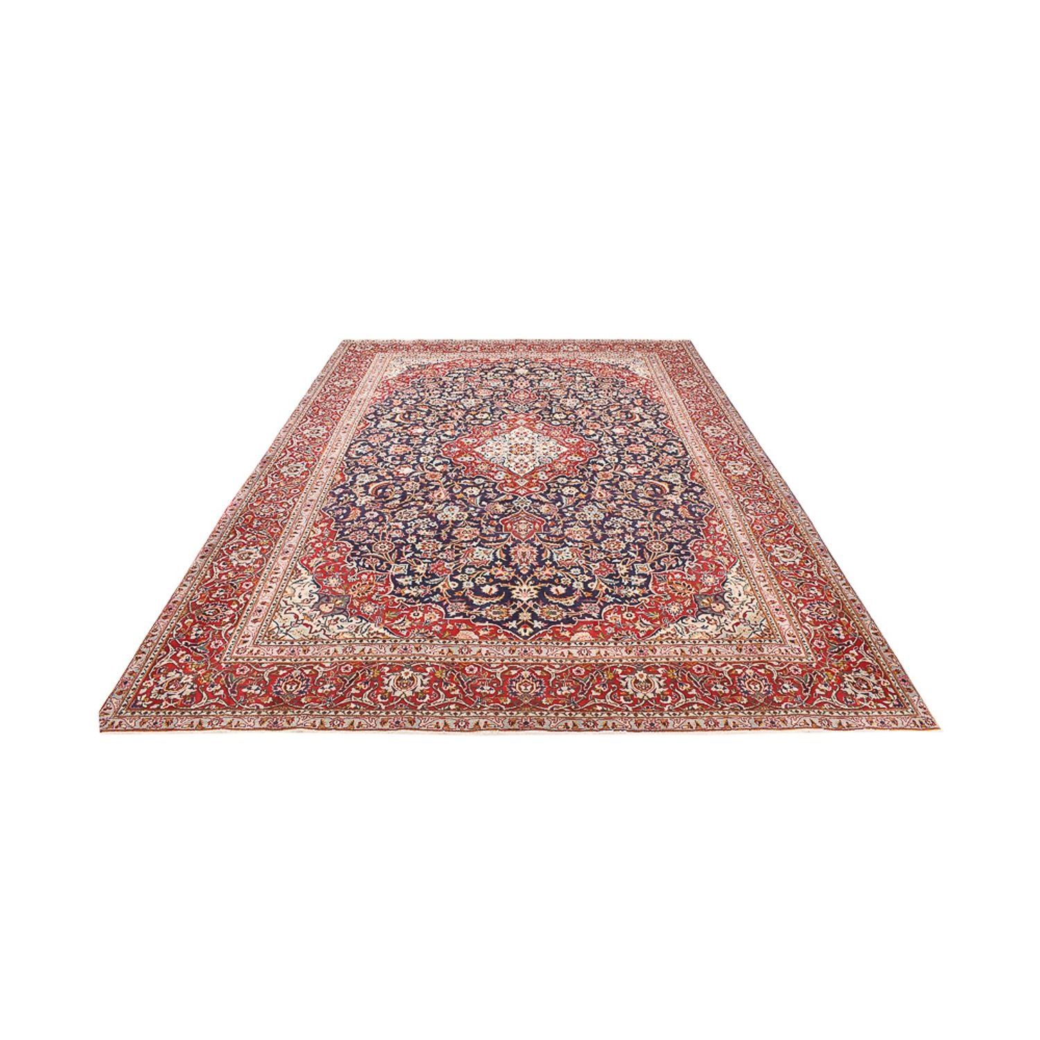 Tappeto Persero - Keshan - 374 x 265 cm - blu scuro