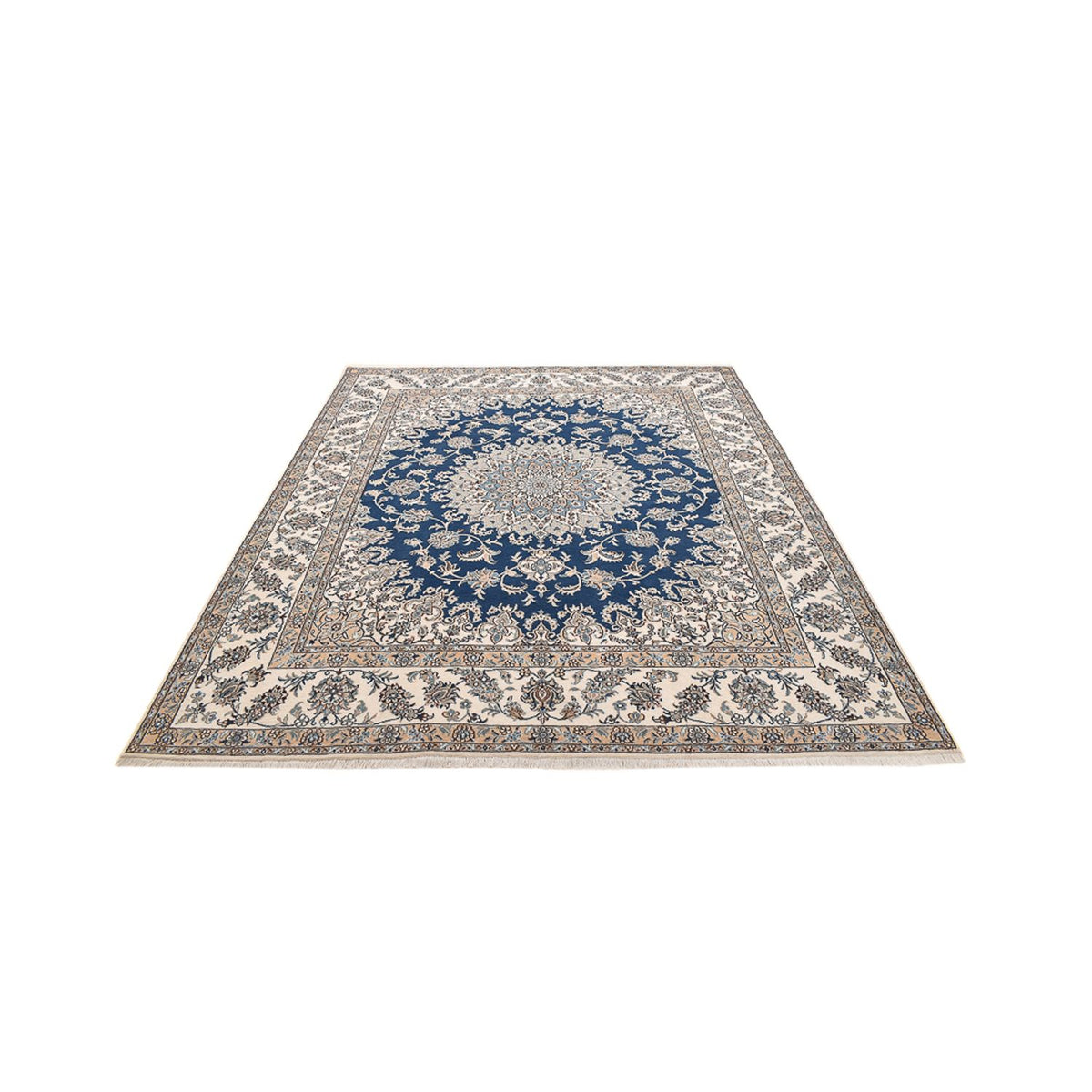 Tappeto Persero - Nain - 293 x 244 cm - blu
