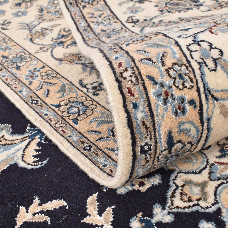Tappeto Persero - Nain - 290 x 243 cm - blu scuro