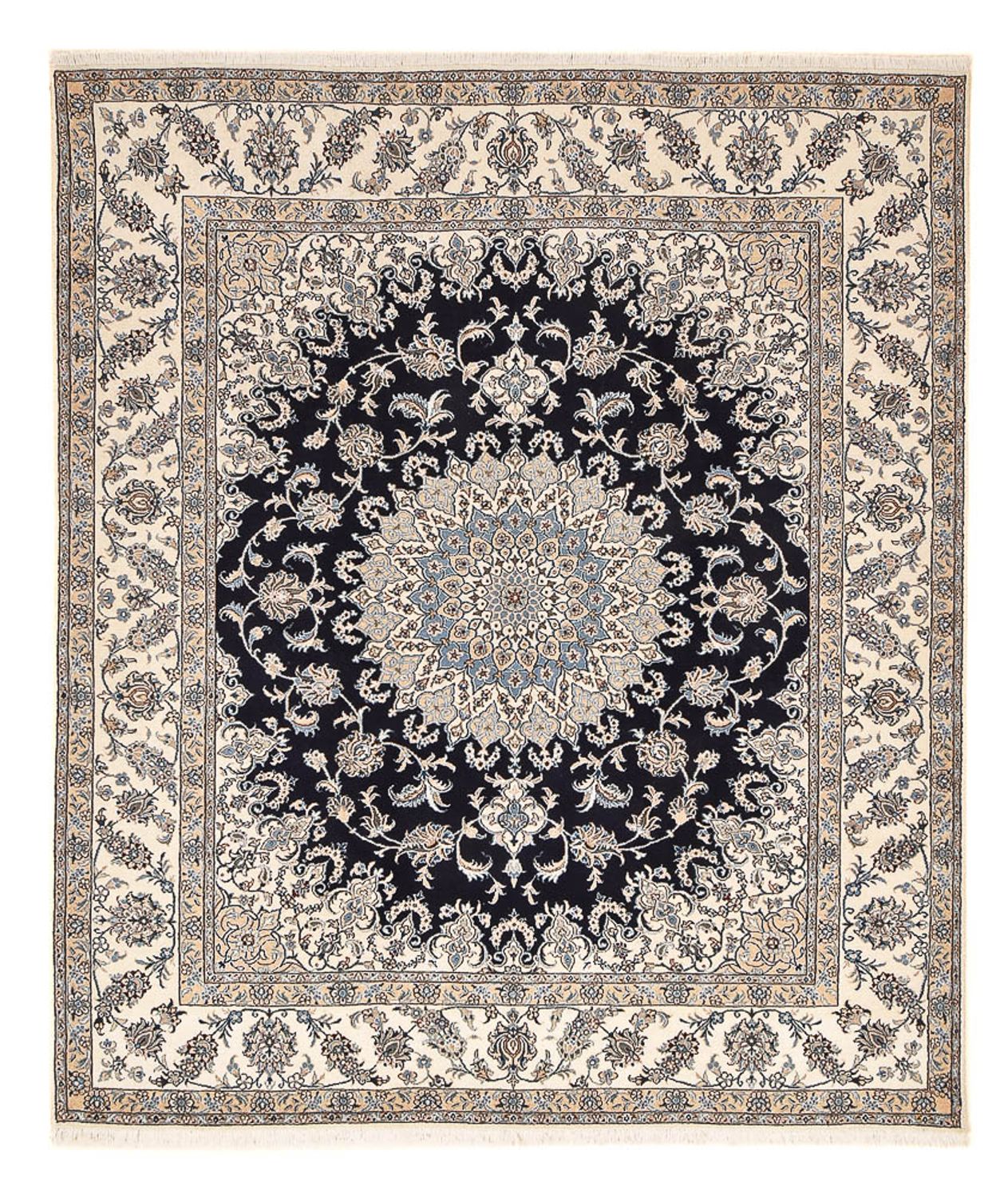 Tappeto Persero - Nain - 292 x 243 cm - blu scuro