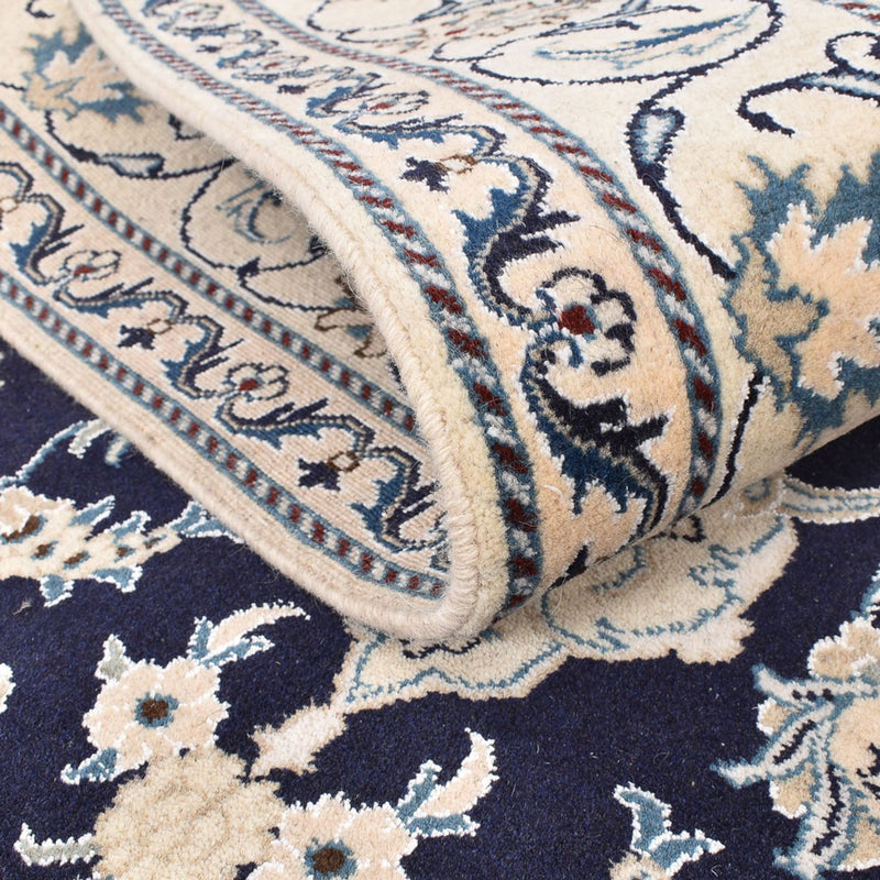 Tappeto Persero - Nain - 200 x 149 cm - blu scuro