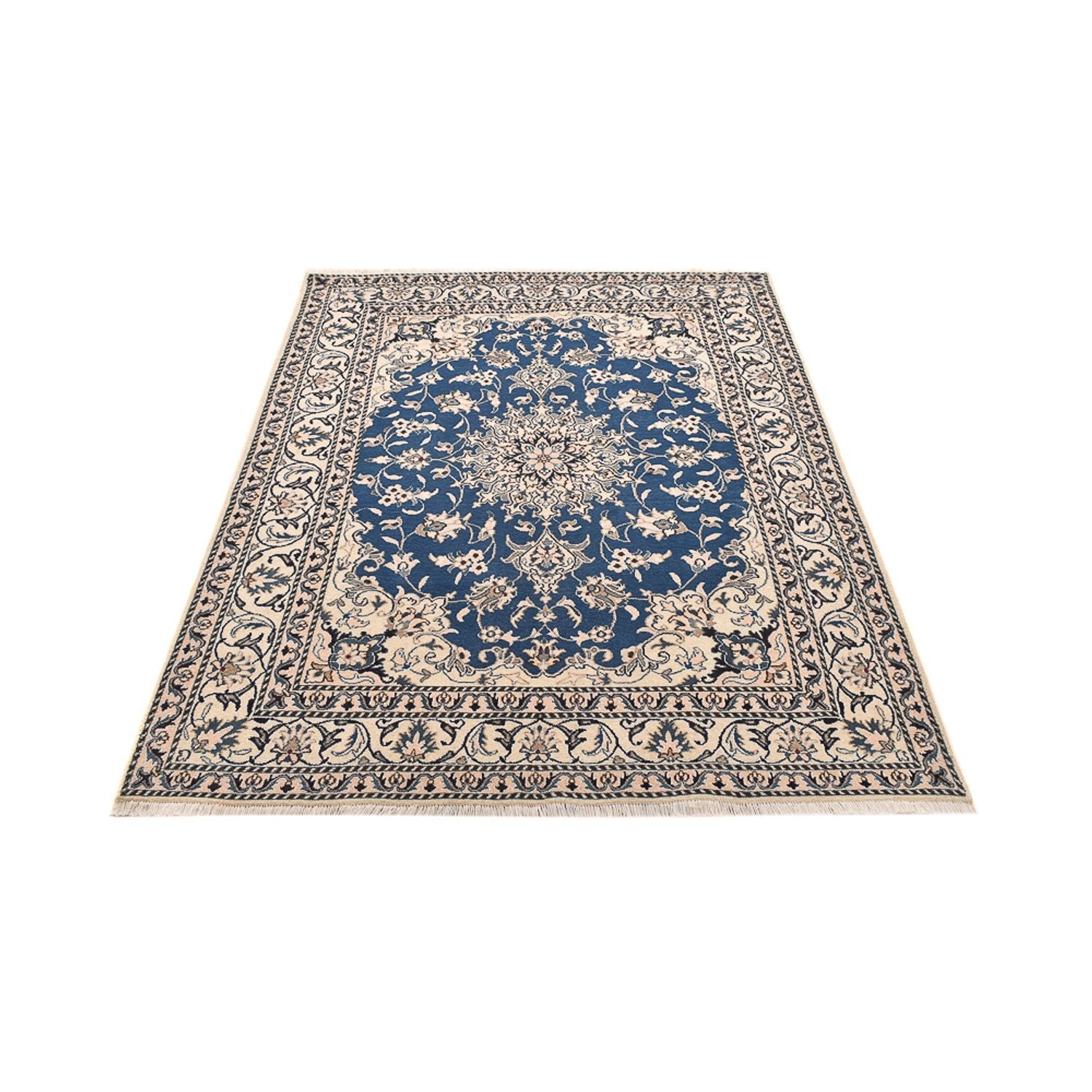 Tappeto Persero - Nain - 205 x 150 cm - blu