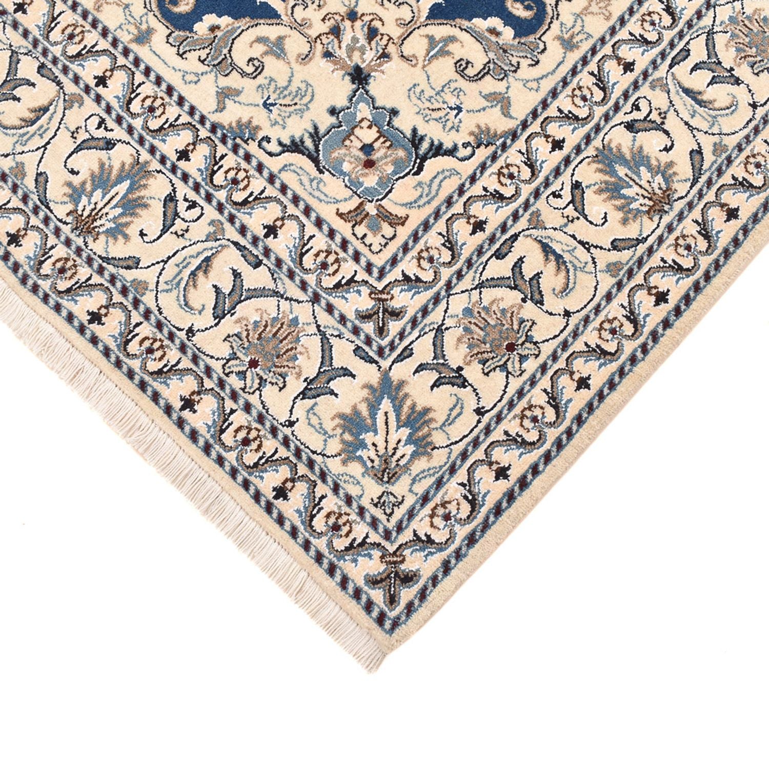 Tappeto Persero - Nain - 202 x 155 cm - blu scuro