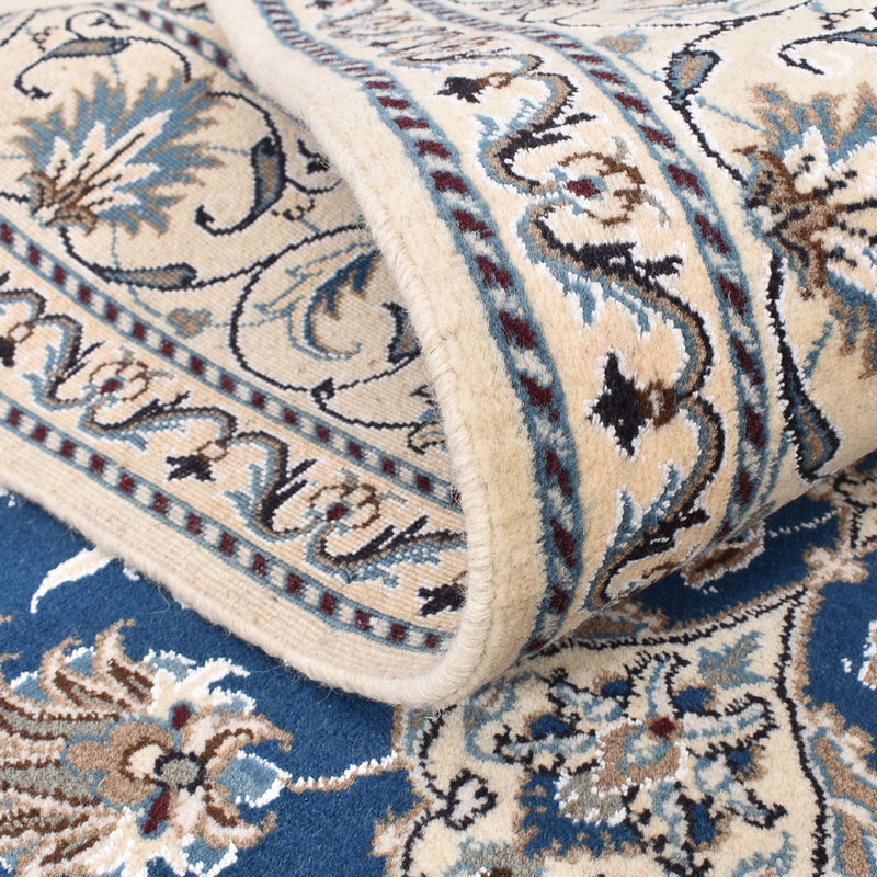 Tappeto Persero - Nain - 202 x 155 cm - blu scuro
