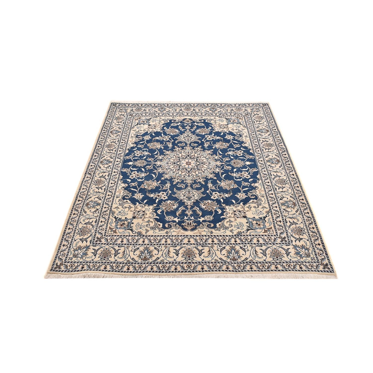 Tappeto Persero - Nain - 202 x 155 cm - blu scuro