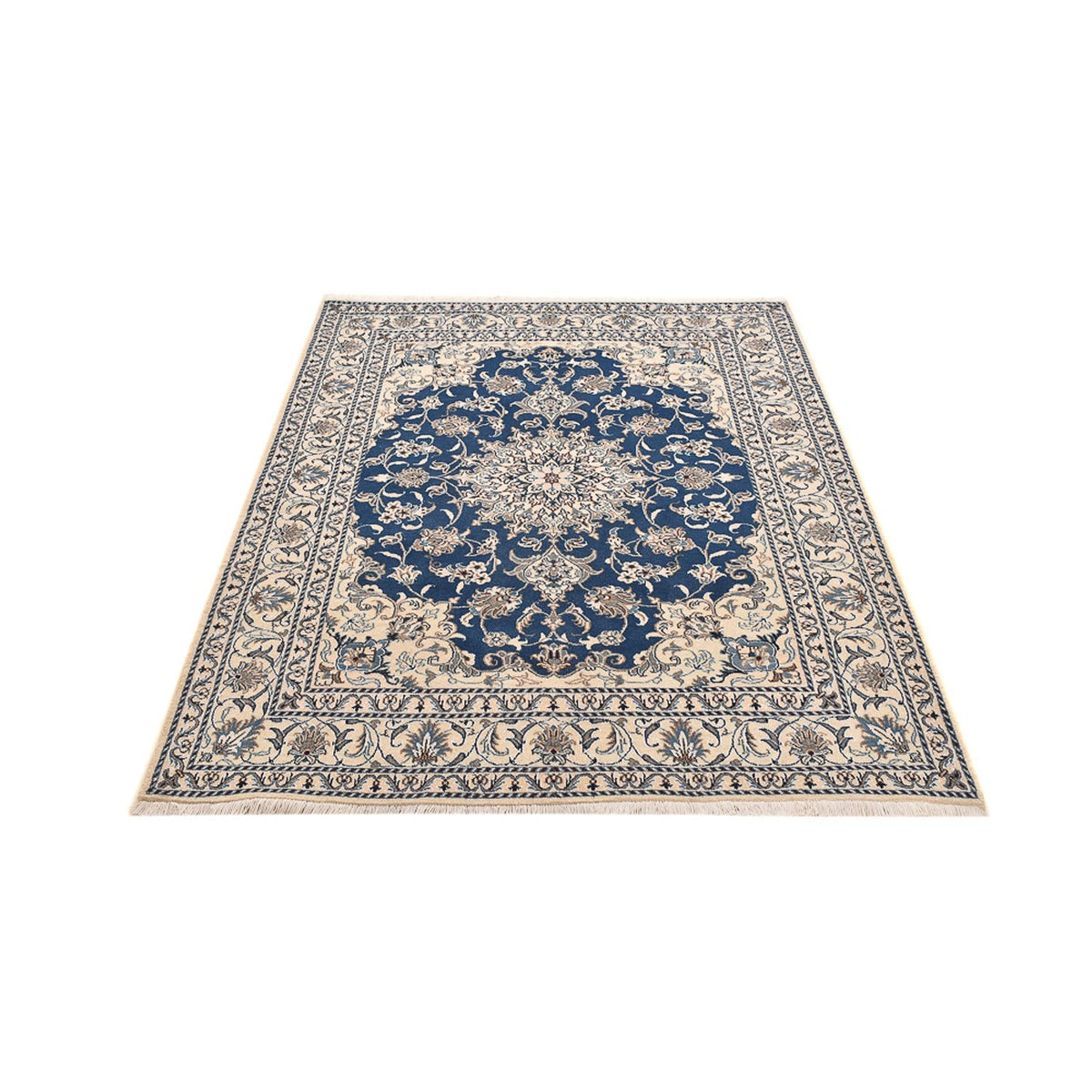 Tappeto Persero - Nain - 202 x 155 cm - blu scuro