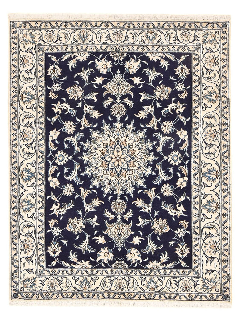Tappeto Persero - Nain - 194 x 146 cm - blu scuro
