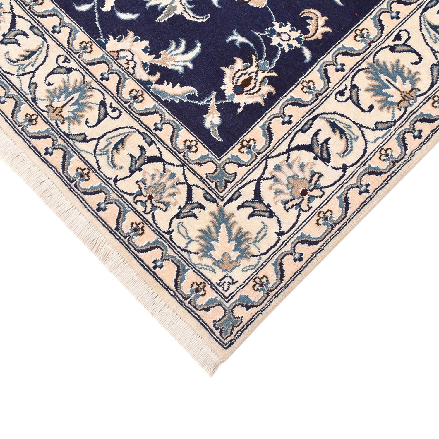 Tappeto Persero - Nain - 194 x 146 cm - blu scuro
