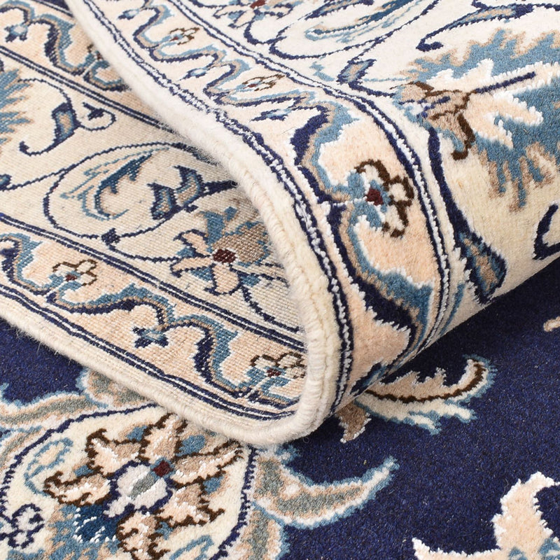 Tappeto Persero - Nain - 194 x 146 cm - blu scuro