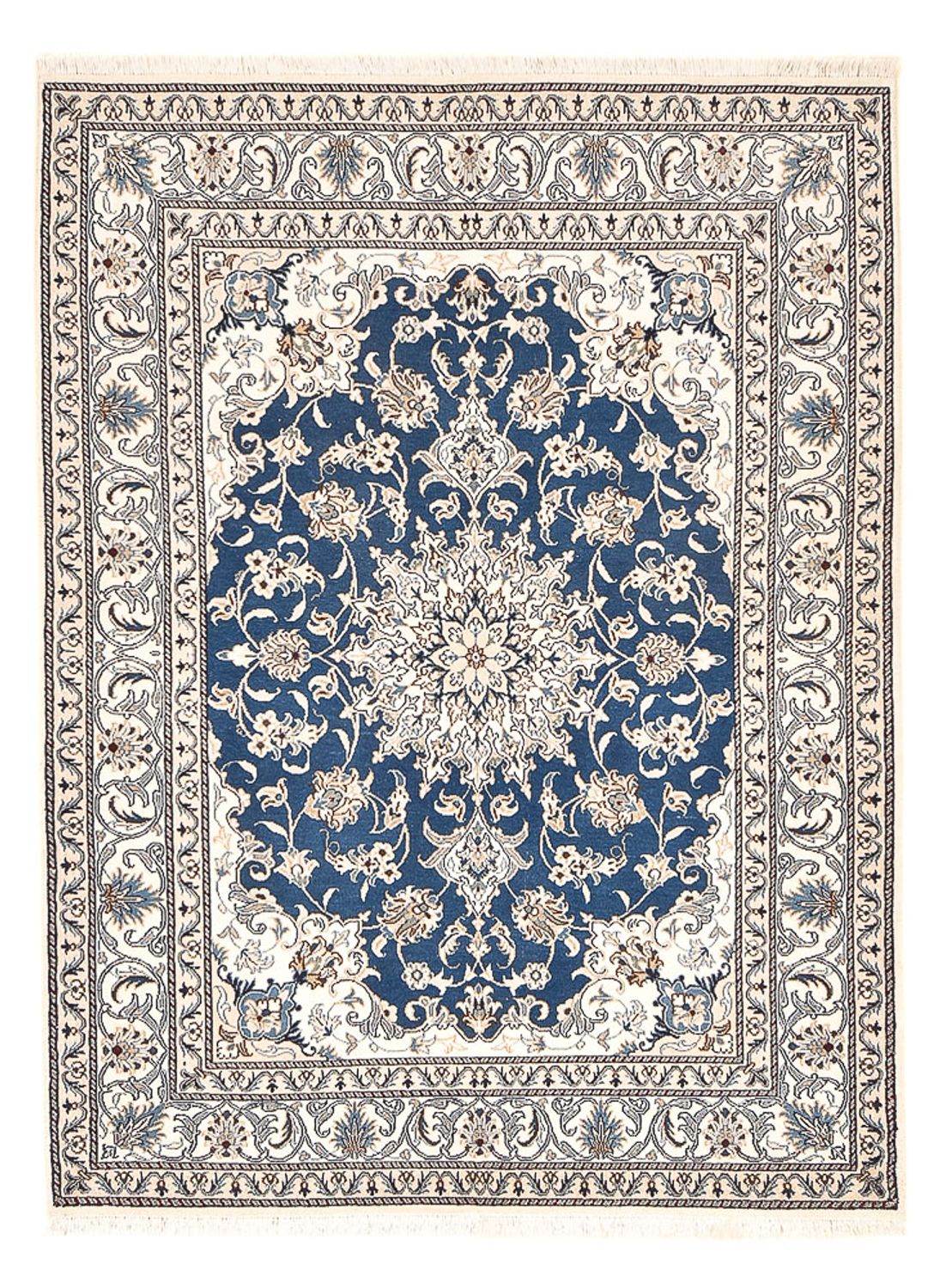 Tappeto Persero - Nain - 200 x 146 cm - blu chiaro
