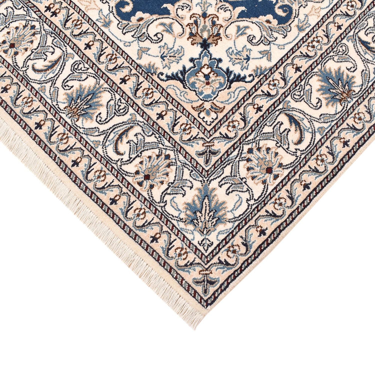Tappeto Persero - Nain - 200 x 146 cm - blu chiaro