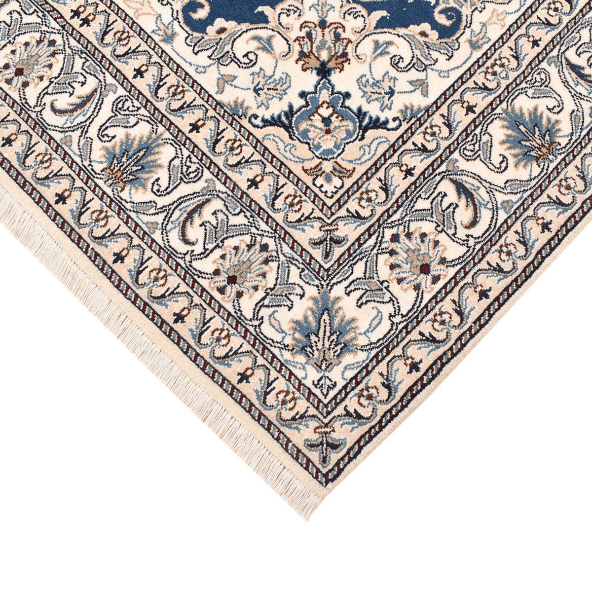 Tappeto Persero - Nain - 200 x 146 cm - blu chiaro