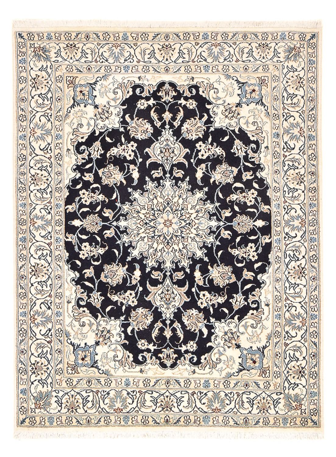 Tappeto Persero - Nain - 193 x 143 cm - blu scuro