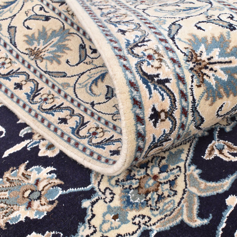 Tappeto Persero - Nain - 203 x 150 cm - blu scuro