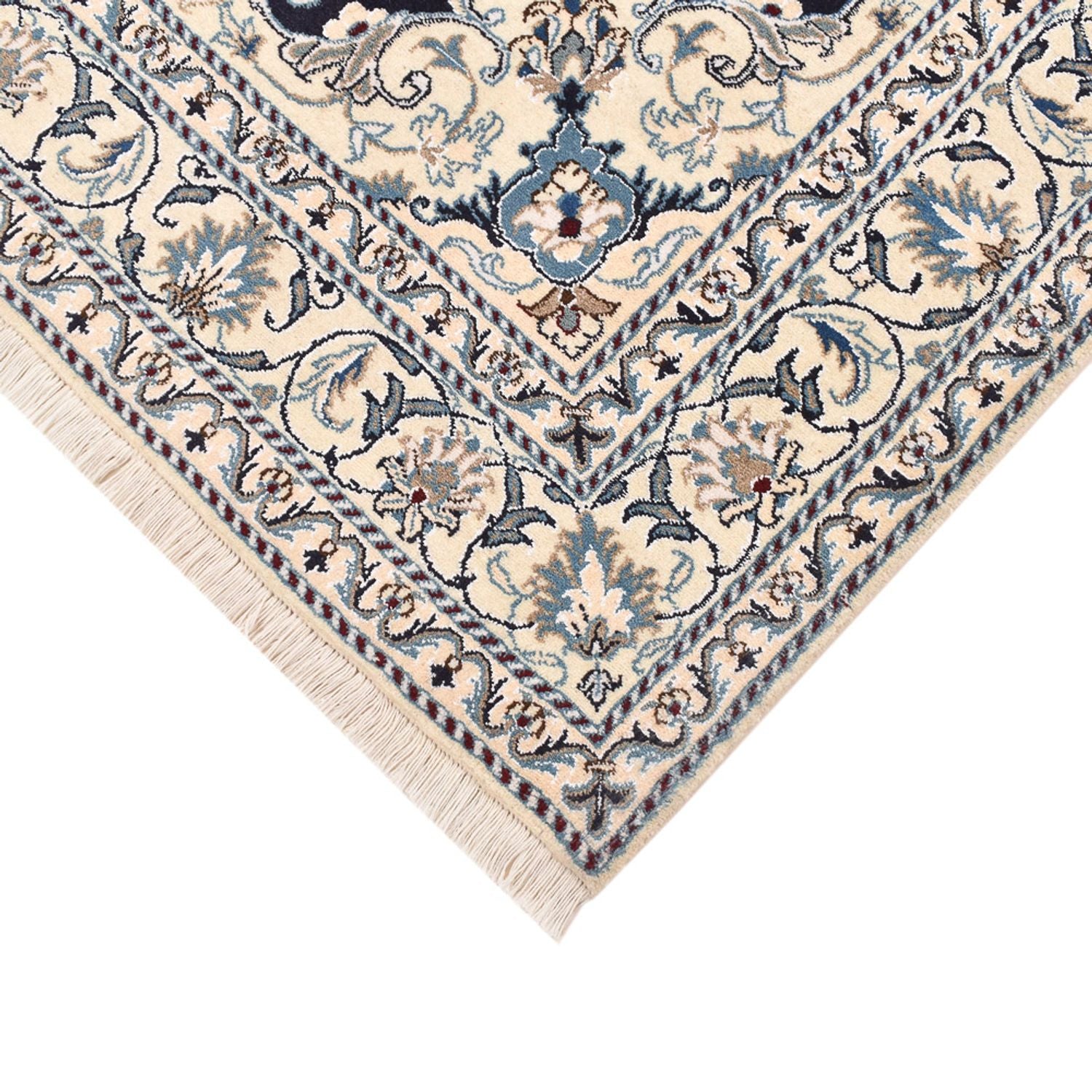 Tappeto Persero - Nain - 203 x 150 cm - blu scuro