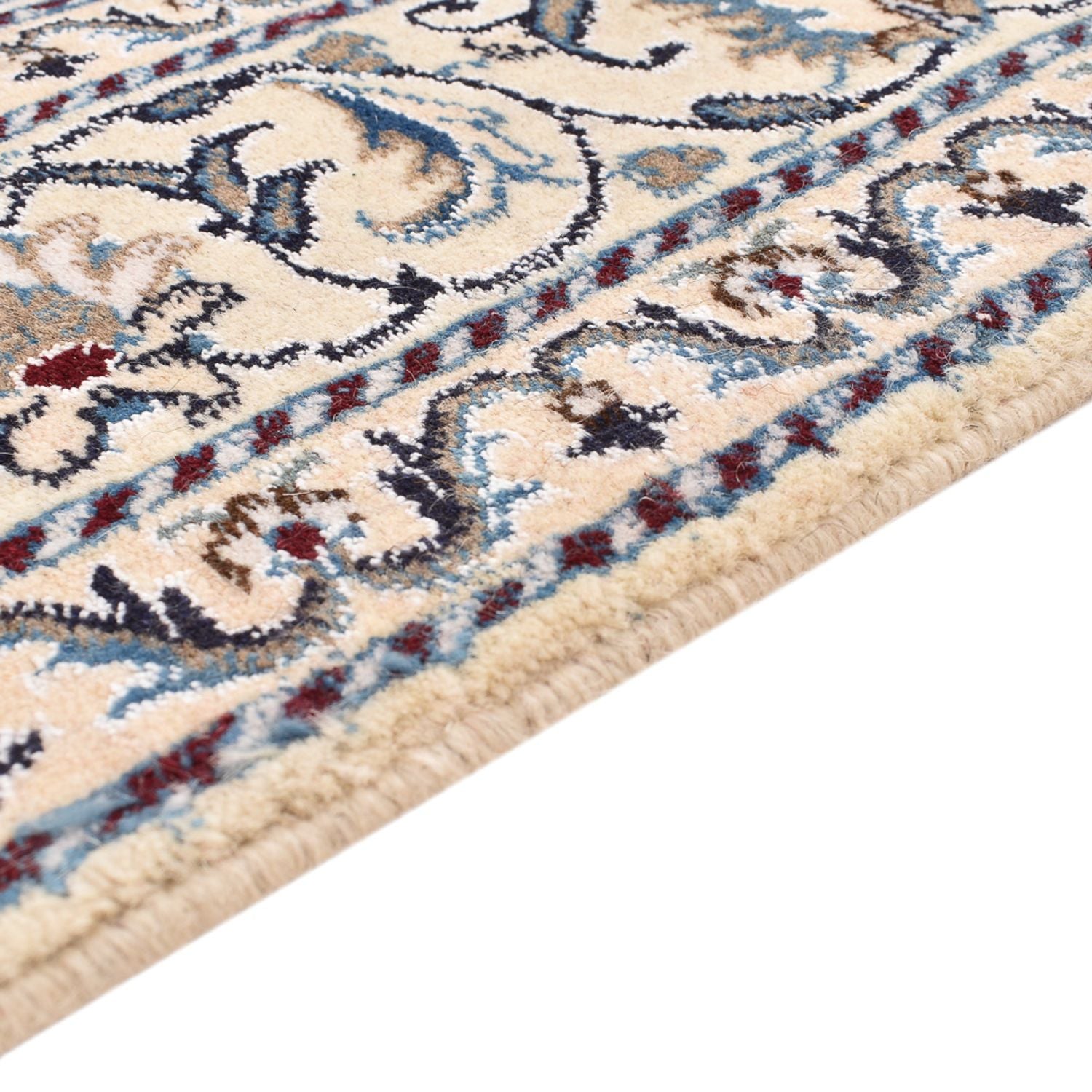 Tappeto Persero - Nain - 203 x 150 cm - blu scuro