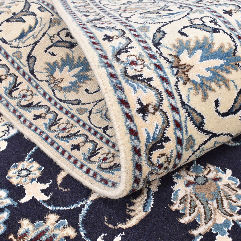 Tappeto Persero - Nain - 203 x 150 cm - blu scuro