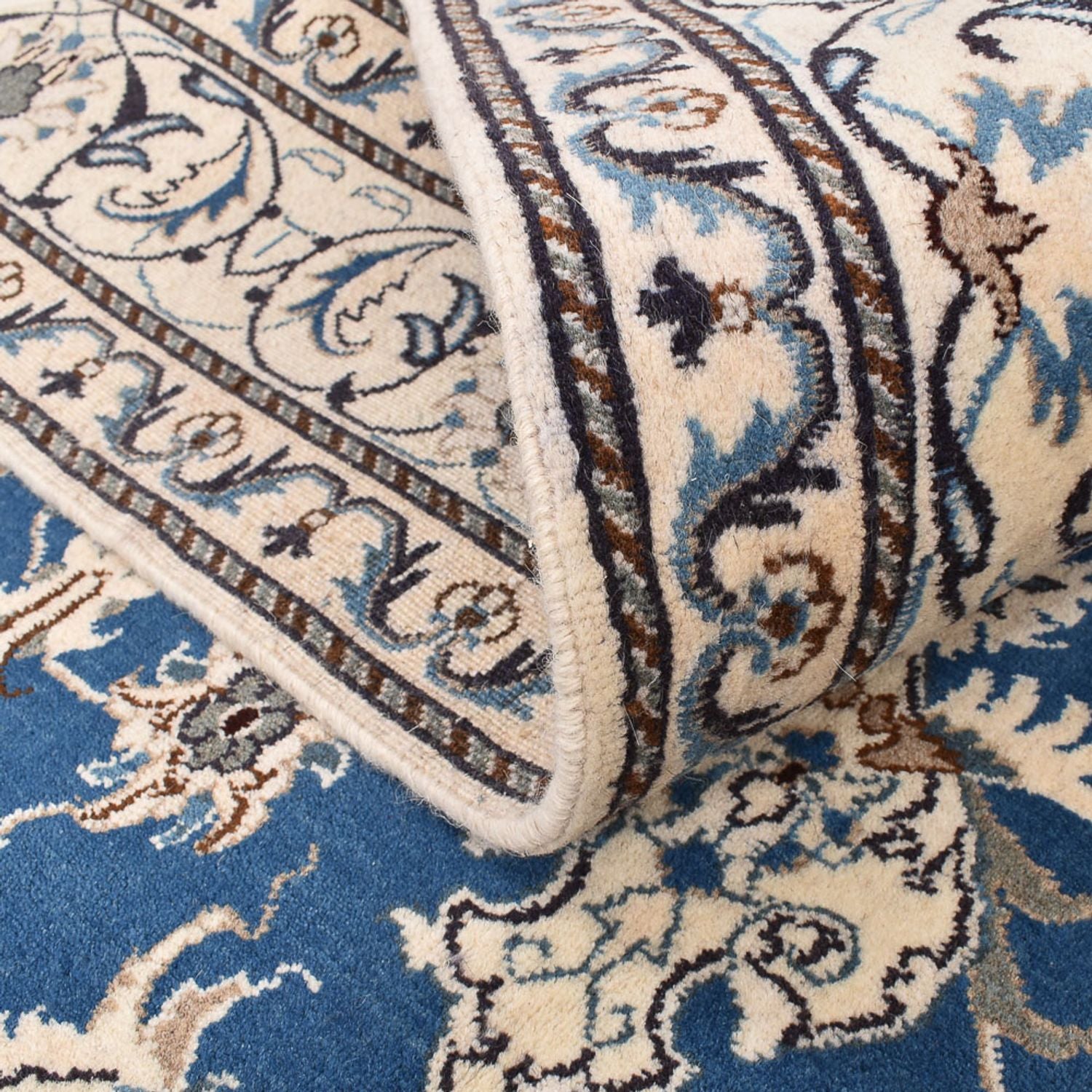 Tappeto Persero - Nain - 234 x 166 cm - blu