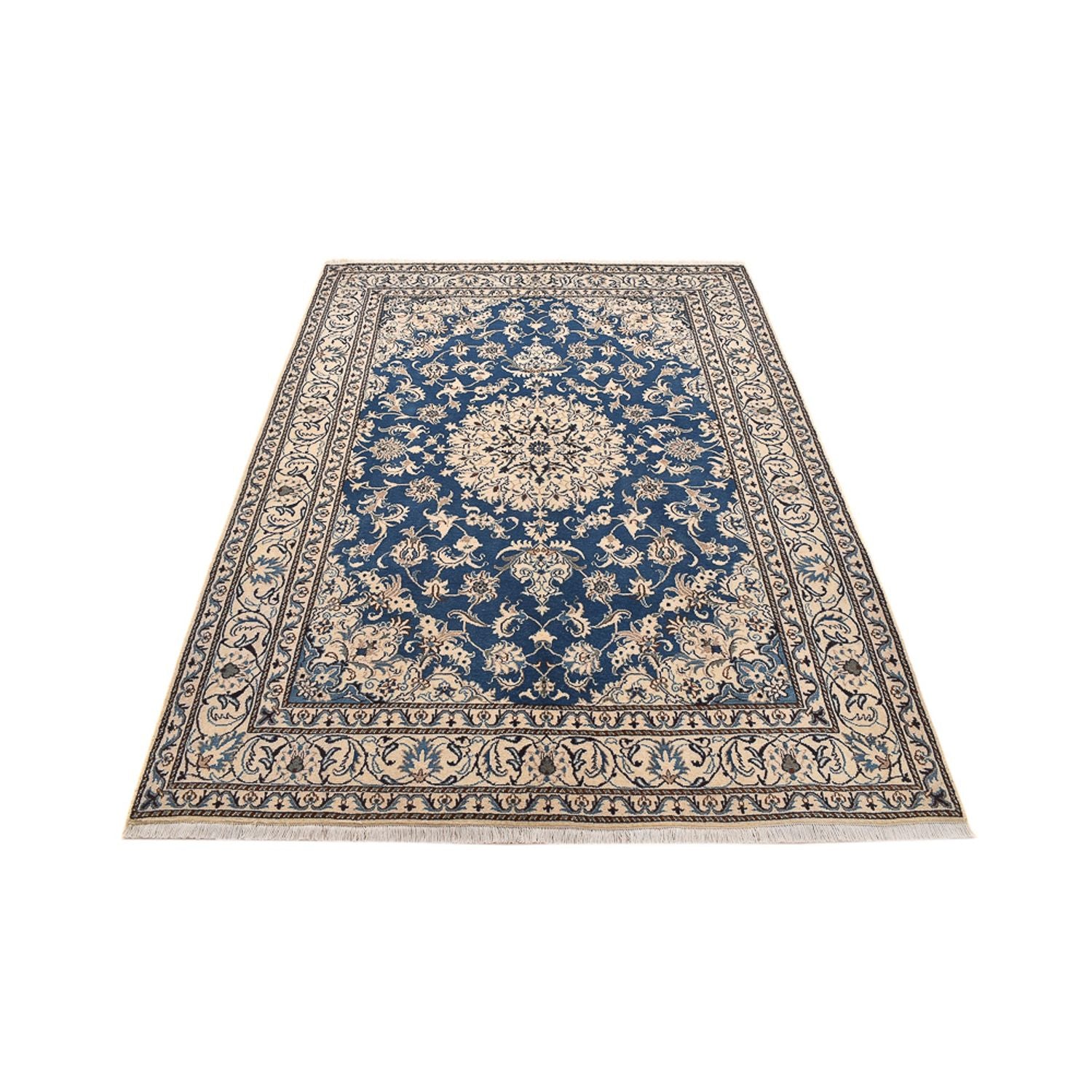 Tappeto Persero - Nain - 234 x 166 cm - blu