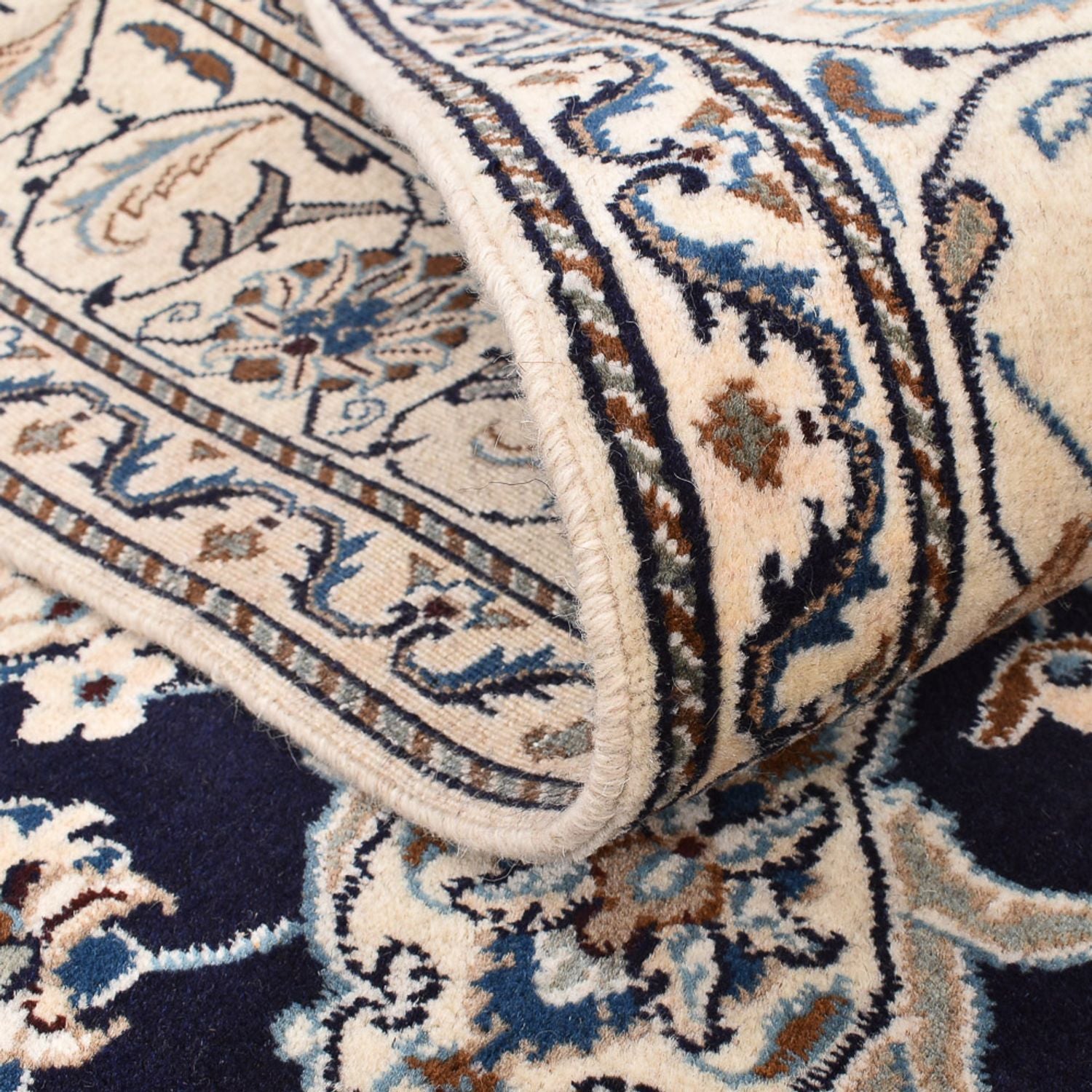 Tappeto Persero - Nain - 237 x 165 cm - blu scuro
