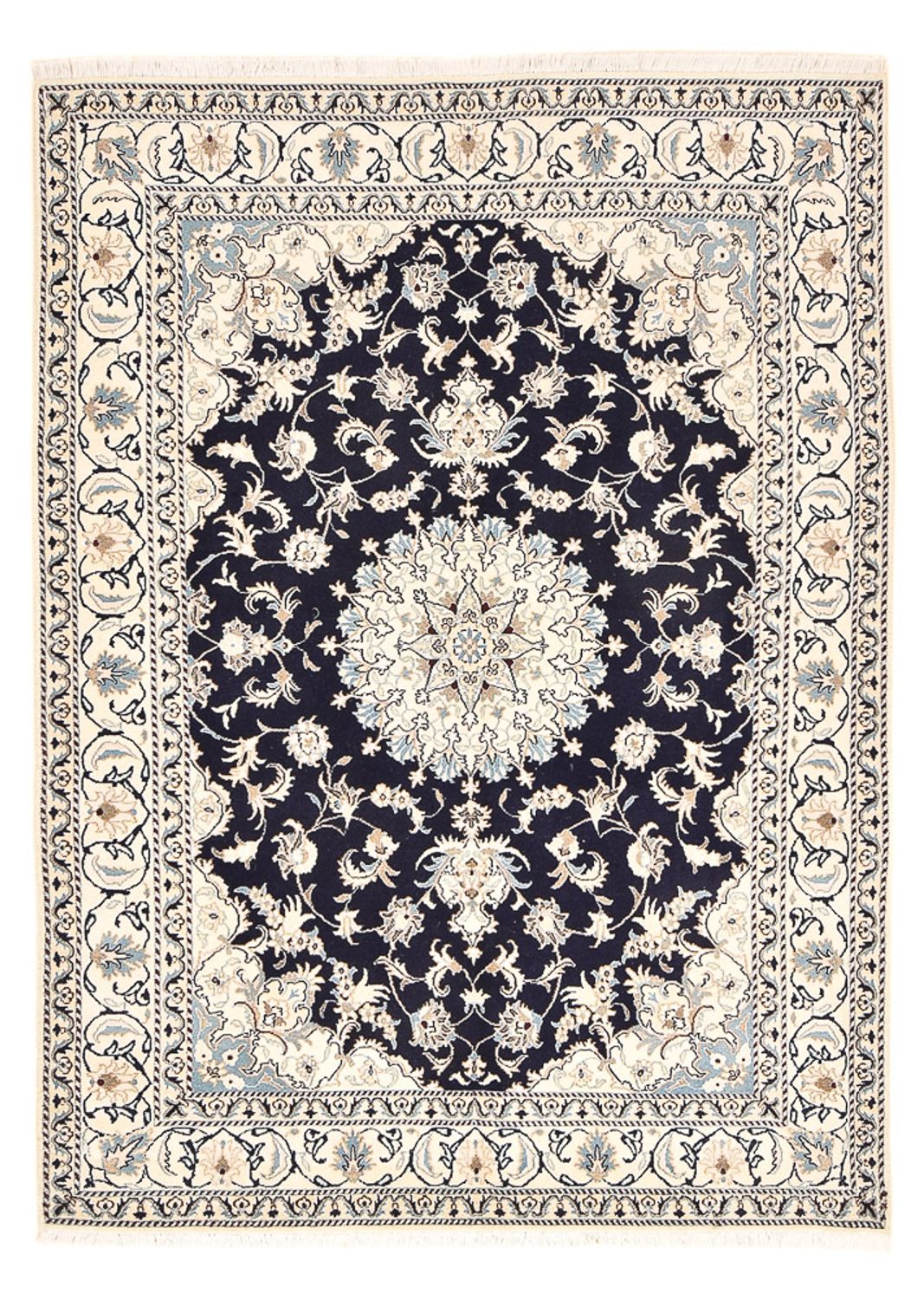 Tappeto Persero - Nain - 237 x 169 cm - blu scuro