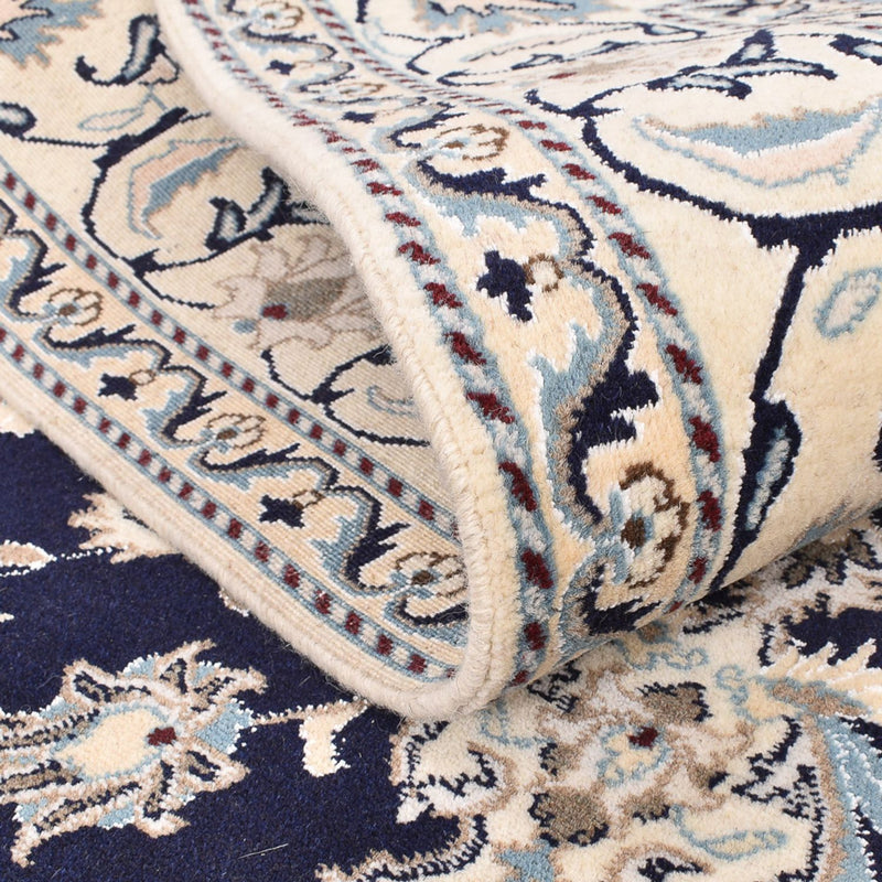 Tappeto Persero - Nain - 237 x 169 cm - blu scuro