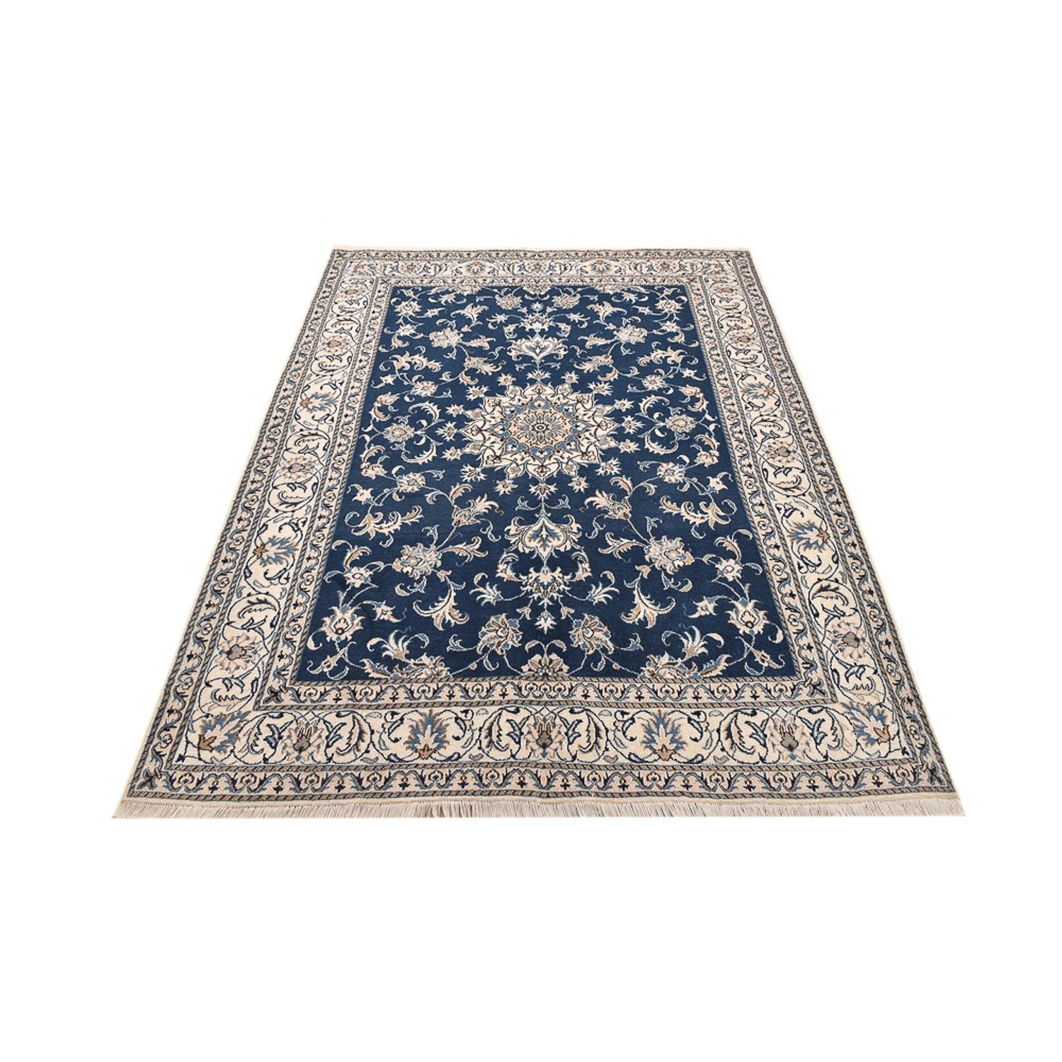 Tappeto Persero - Nain - 247 x 167 cm - blu scuro