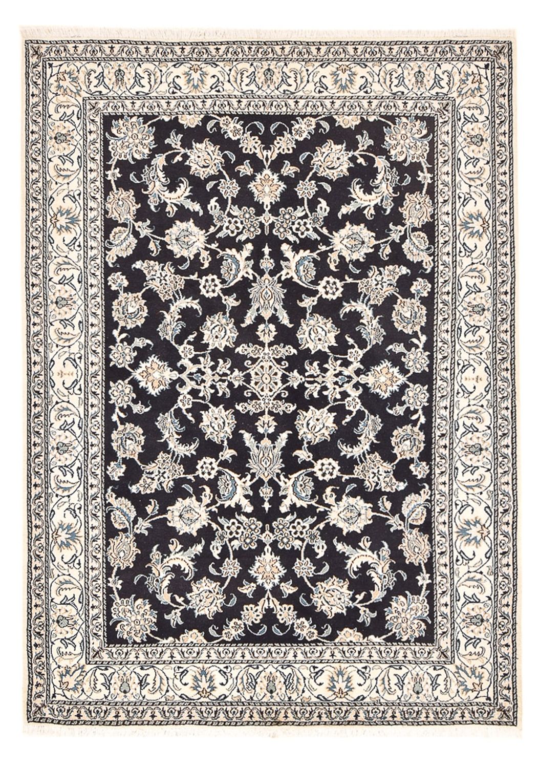 Tappeto Persero - Nain - 242 x 165 cm - blu scuro