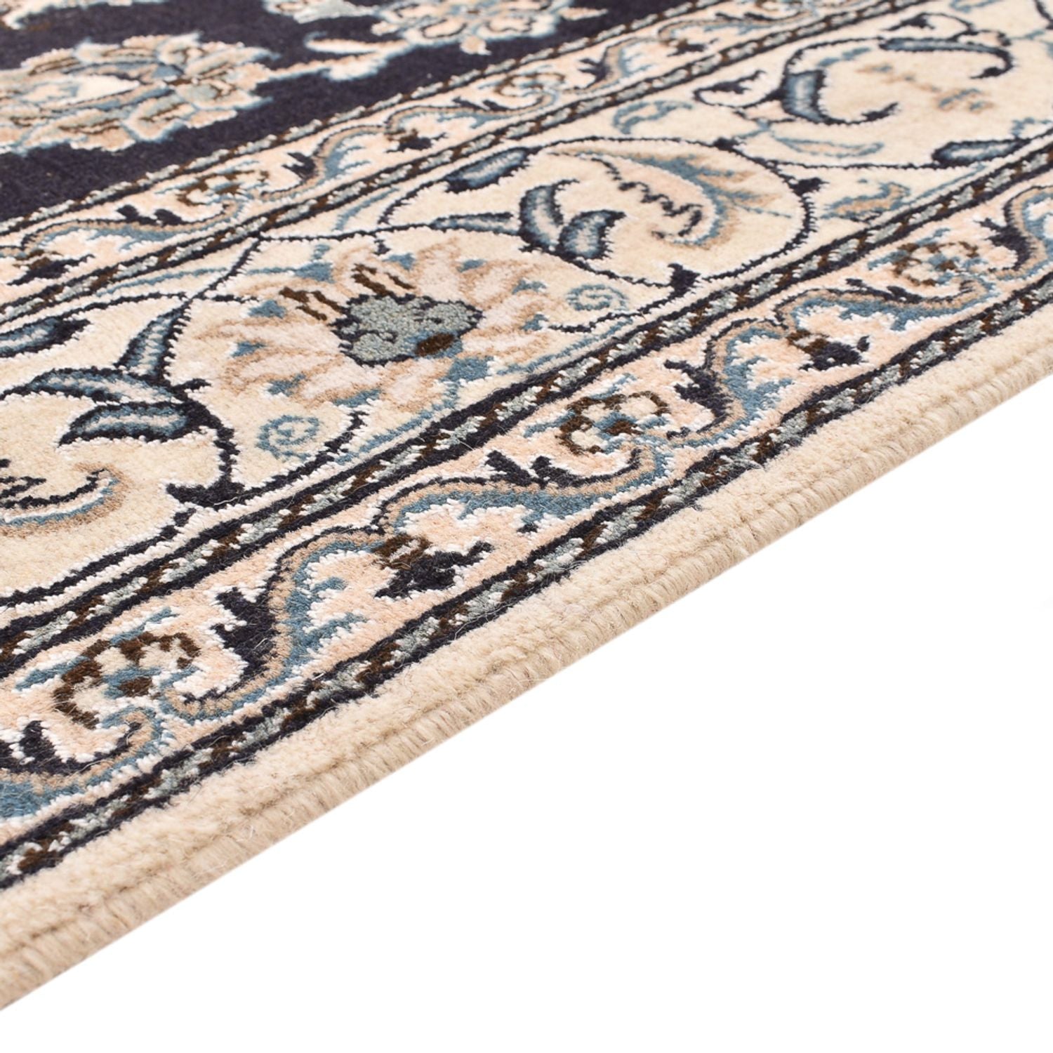 Tappeto Persero - Nain - 242 x 165 cm - blu scuro