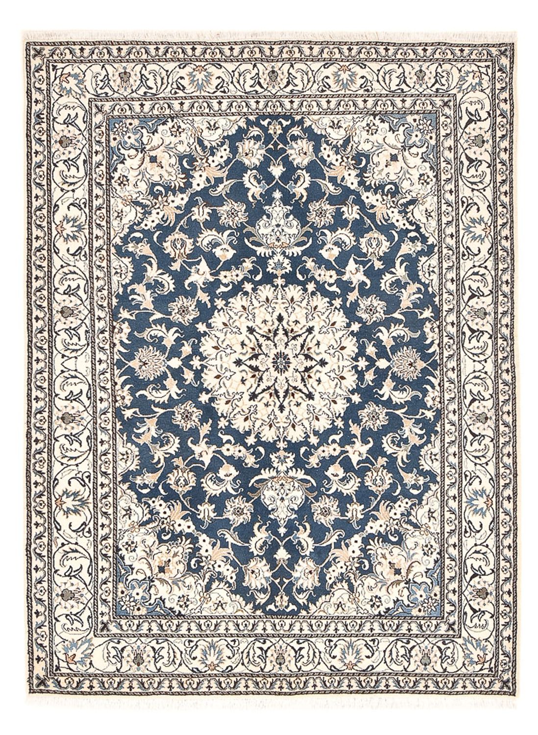 Tappeto Persero - Nain - 233 x 168 cm - blu chiaro