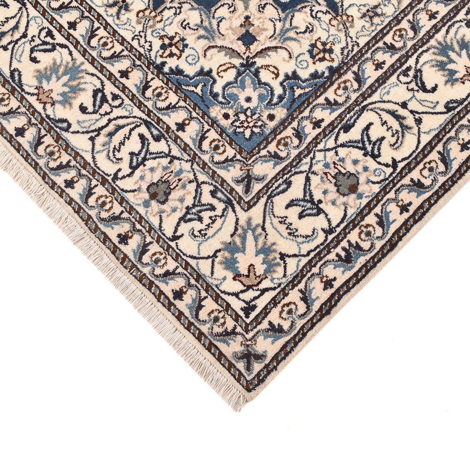 Tappeto Persero - Nain - 233 x 168 cm - blu chiaro