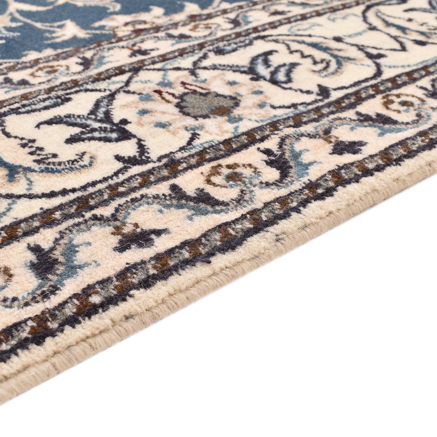 Tappeto Persero - Nain - 233 x 168 cm - blu chiaro