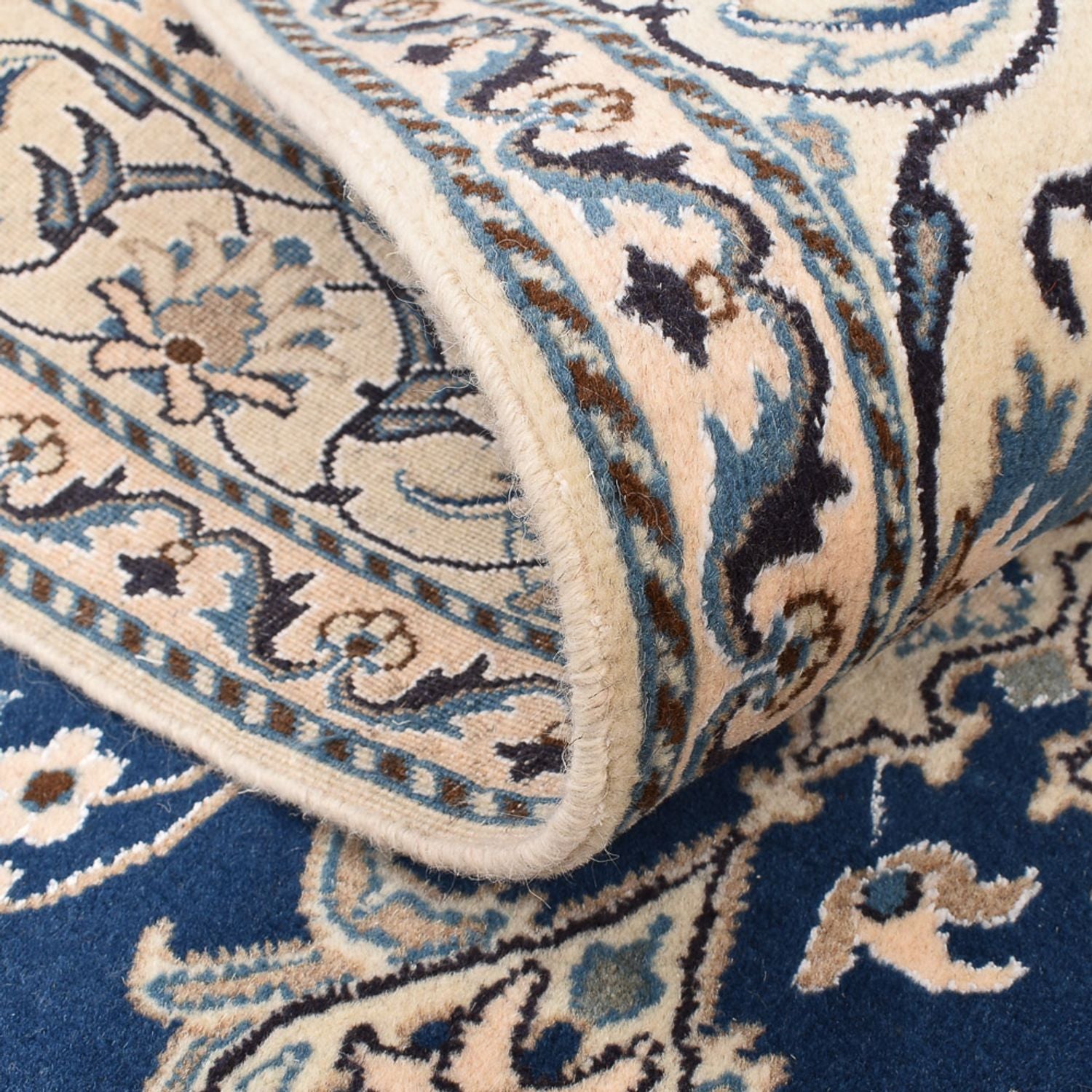 Tappeto Persero - Nain - 208 x 149 cm - blu scuro