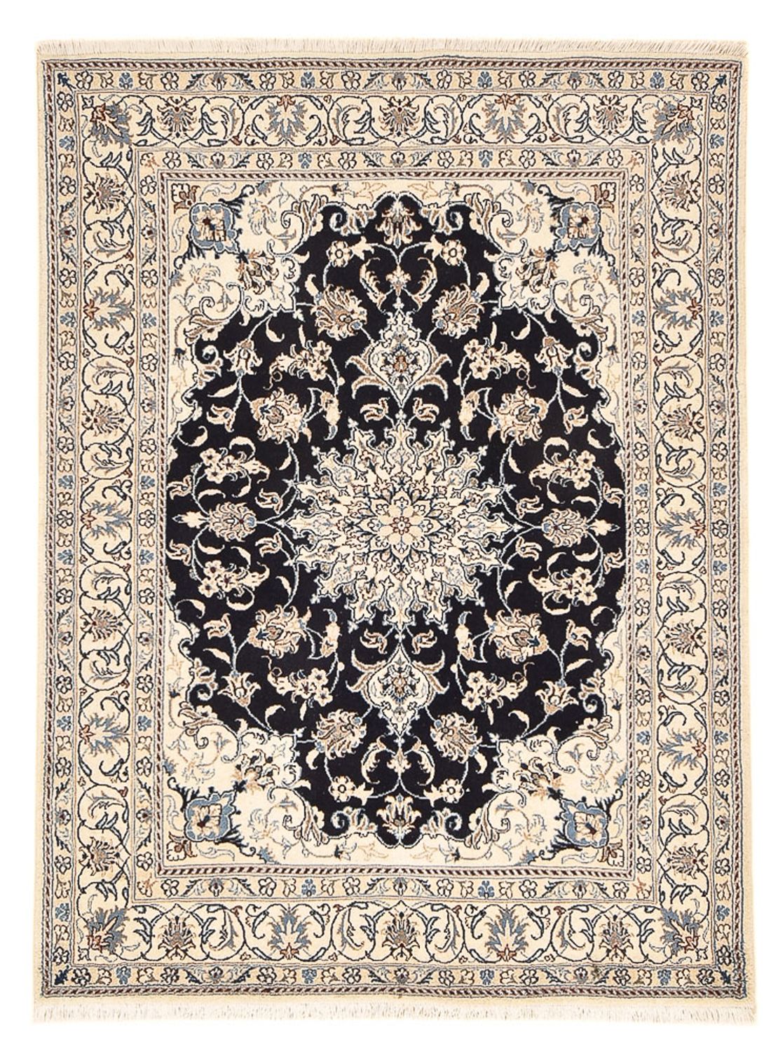 Tappeto Persero - Nain - 199 x 145 cm - blu scuro