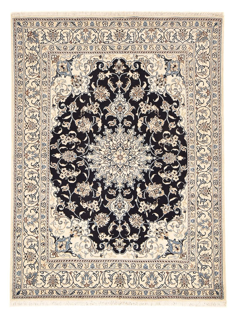 Tappeto Persero - Nain - 199 x 145 cm - blu scuro