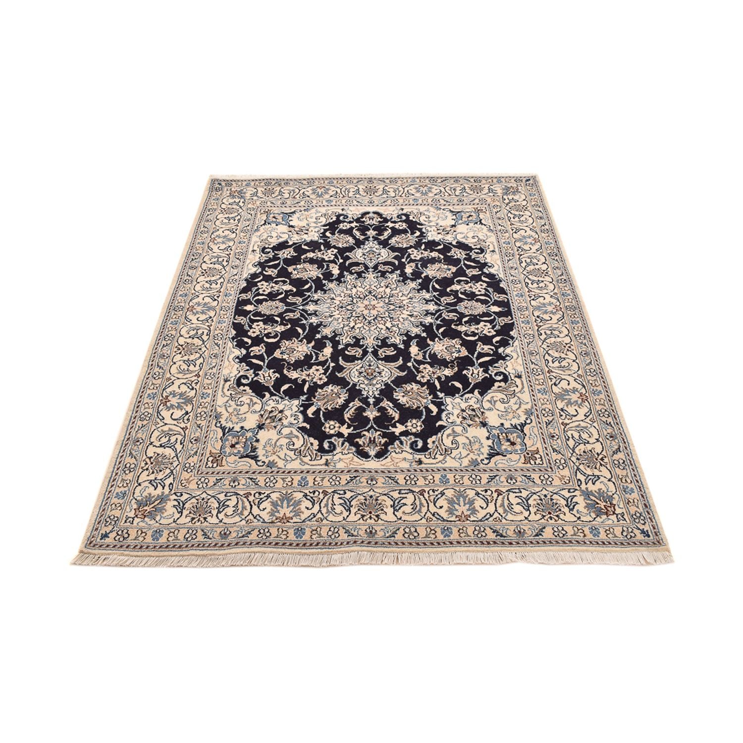 Tappeto Persero - Nain - 199 x 145 cm - blu scuro