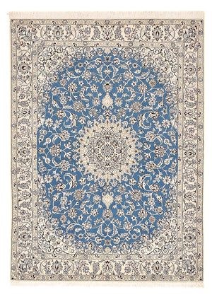 Tappeto Persero - Nain - Reale - 201 x 149 cm - blu chiaro