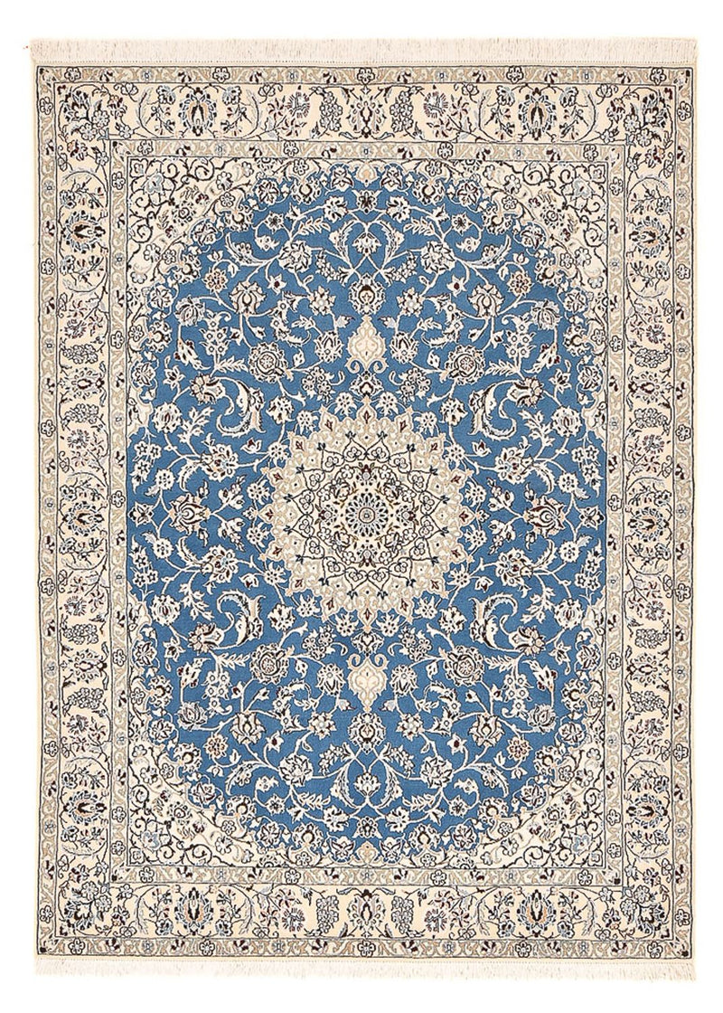 Tappeto Persero - Nain - Reale - 201 x 149 cm - blu chiaro